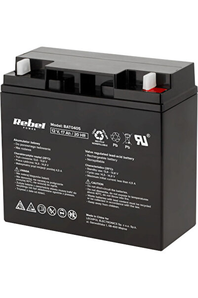 Rebel BAT0405 Μπαταρία UPS με χωρητικότητα 17Ah και τάση 12V 1 τεμάχιο