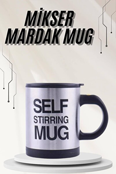 pınaxar Mixer Mug with Stirrer Feature Thermos Cup
