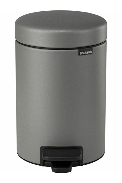 Brabantia Νέος Ικόν Μεταλλικός Κάδος Απορριμμάτων Μπάνιου 3L Γκρι Μπετόν Κωδι...
