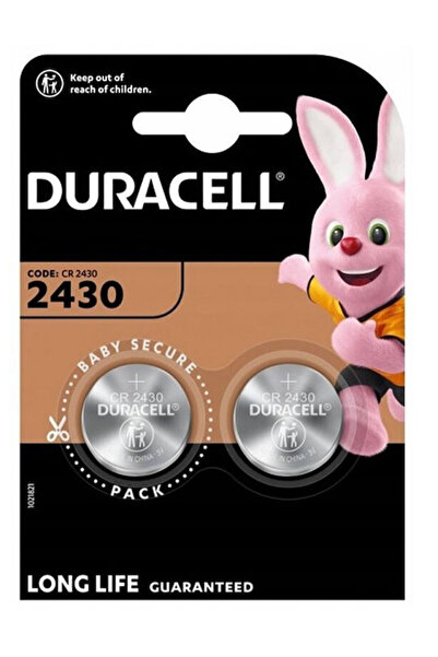 Duracell Ηλεκτρονικά Μπαταρία Λιθίου Ρολογιού CR2430 3V 2 τεμάχια