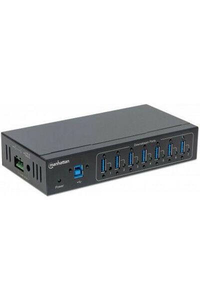 MANHATTAN Διανομέας USB 7 Θυρών USB 2.0 με σύνδεση USB-A Κωδικός: 164405