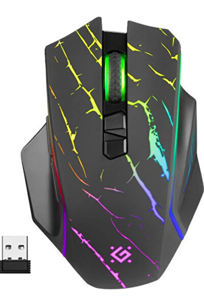 Defender GM-503 Ασύρματο Ποντίκι Gaming RGB 3200 DPI Μαύρο