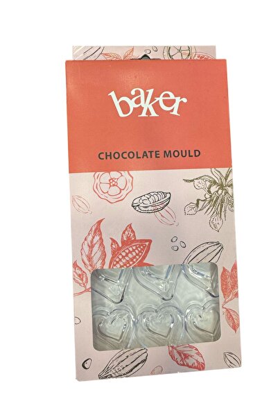 Bezos Polycarbonate Chocolate Mold Heart Pck-23 15 Pcs