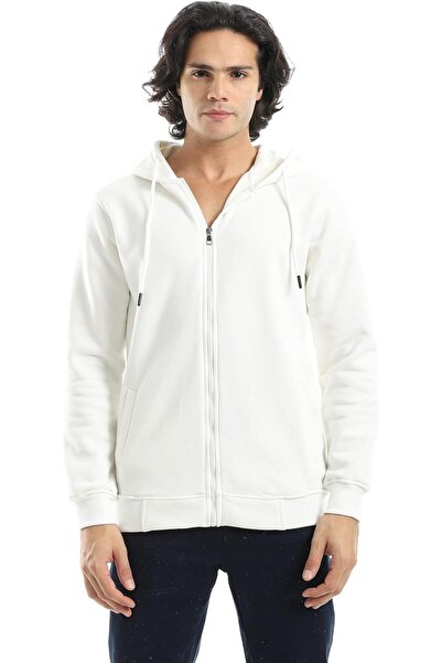 andora Mens Zipper Closure Fleeced Hoodie Sweatshirt