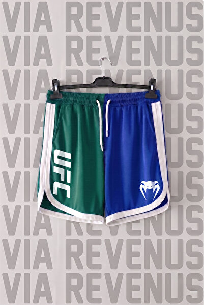 Vordevia Printed Piping Detailed Jersey Sports Training Shorts