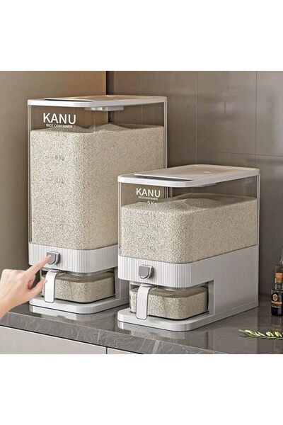 Vinnatsu Rice Storage Container, Household Rice Barrel,Food Flour Storage Bin...