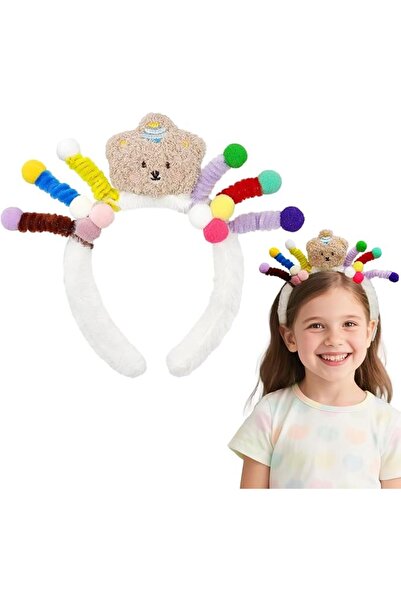 HZYH 1 Pcs Halloween Headband for Toddler Girls, Crazy Hair Day Accessories, ...