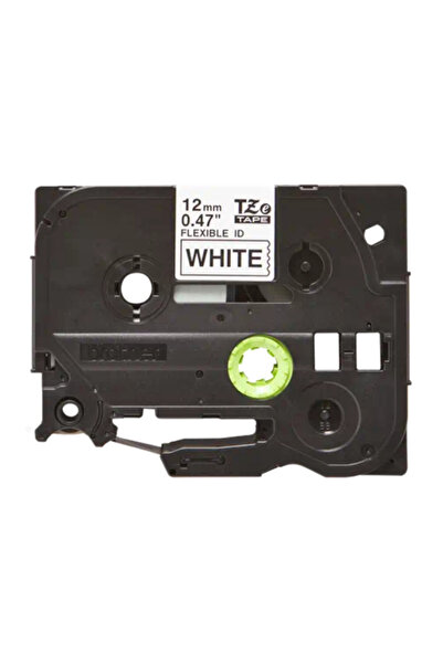 Brother Bandă TZEFX231 12 mm flex ID negru pe alb 8 m