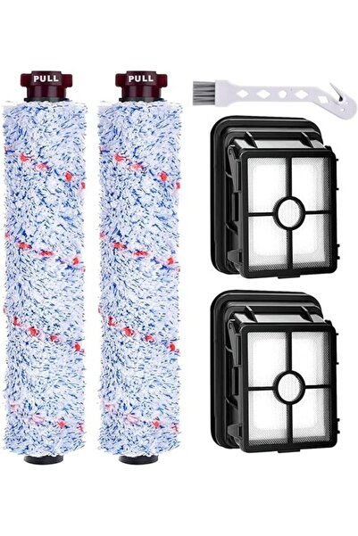 STARSTAR 3-in-1 accessory set: 2 multi-functional roller brushes + 2 replacem...