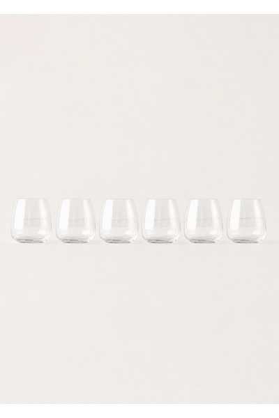 Bella Maison Anser Kristal Bardak Seti 6'lı Naturel (400 cc)