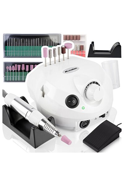 MalTec Set de freză electrică pentru unghii de 65W, 35000 RPM