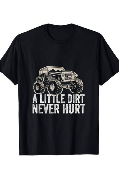 25W قميص للطرق الوعرة 4x4 - A Little Won'hurt |   قميص رجالي، 220 جرام، عصري،...