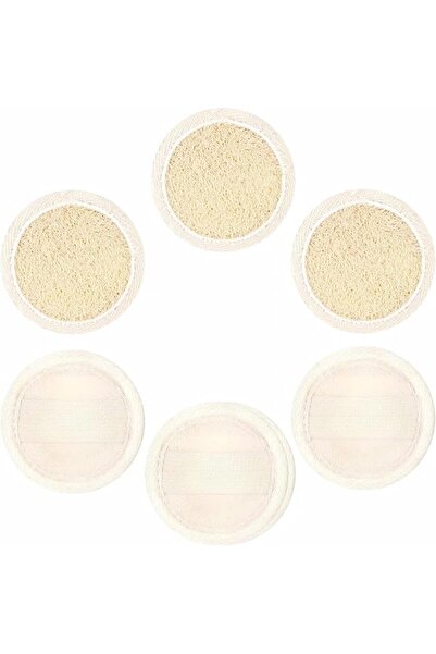 TERRIFI 6Pcs Gentle Facial Sponge,Natural Facial Cleansing Sponge for Deep Ex...