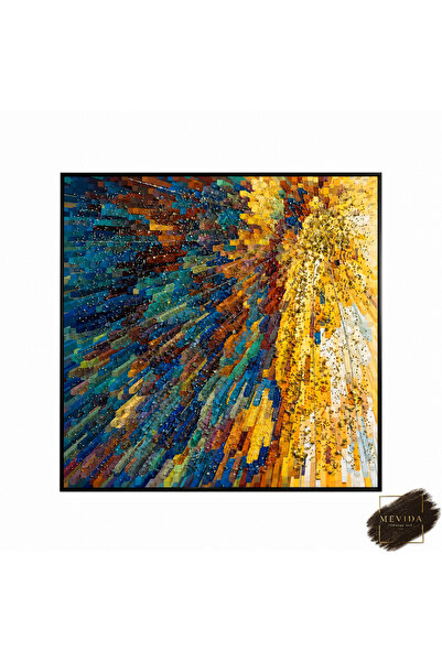 Genel Markalar Mevida Home Işığın Patlaması 150x100 cm Epoksi ve Taş Modern D...