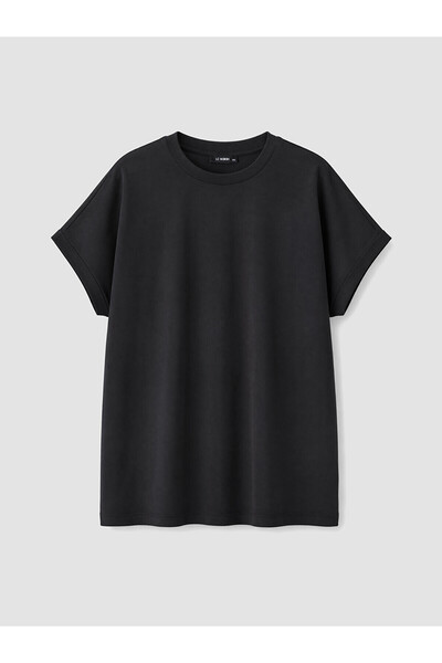 LC Waikiki Nevavm with Difference Big Size 100% Cotton Women's T-Shirt