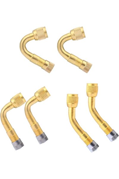 STARSTAR Valve extenders 6pc 45/90/135掳 for car/motorcycle/bicycle.