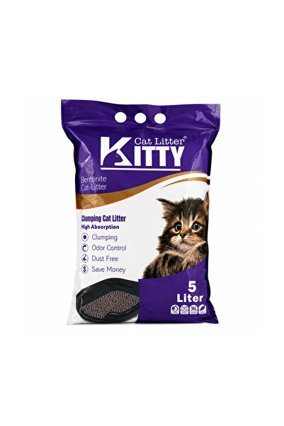 Kitty Super Premium Clumping Bentonite Cat Litter - 5L (Lavender Scent)
