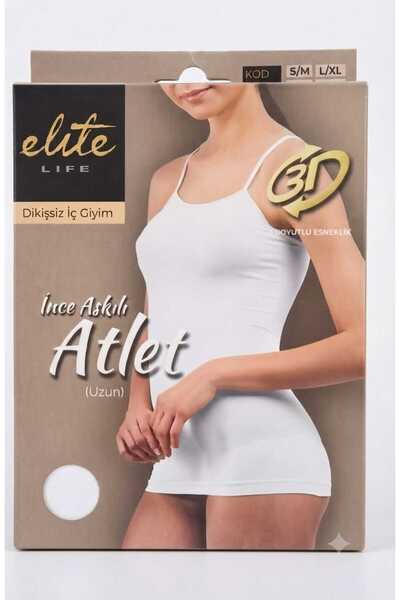 Funny Life Elite Life Thin Strap Seamless Long Women's Undershirt 1 Piece
