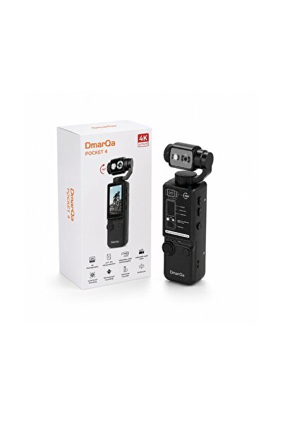 DmarQa Pocket 4 4K Ultra HD Vlogging Camera – 2.0” IPS Display, 180° Rotating...