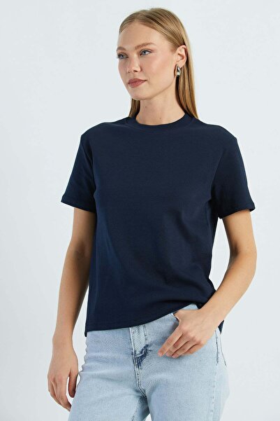 Fulla Moda تي شيرت كاجوال بياقة دائرية من Basic