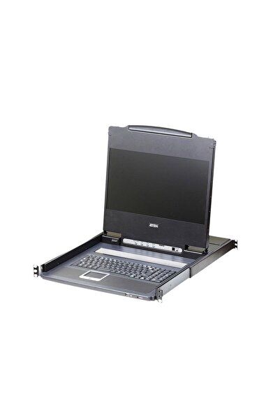 Aten Consolă LCD 17.3 " Widescreen Full HD DVI/HDMI Tastatură germană, CL6700...