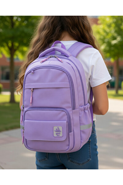KY A+ Quality Premium Lilac 5-Compartment Water-Repellent Water-Resistant Spo...