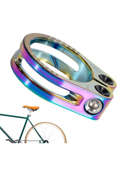 Generic Bicycle Seat Post Collar Comfortable Safe Seatpost Clamp Bicycle | Cl...