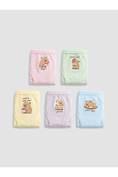 LC Waikiki Timeless Clothing & Timeless Choices Printed Girls' Underwear 5-Pack