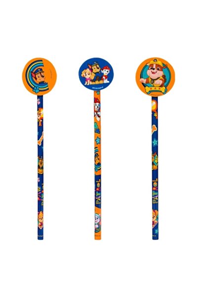 PAW PATROL Σετ 3 μολυβιών με γόμα