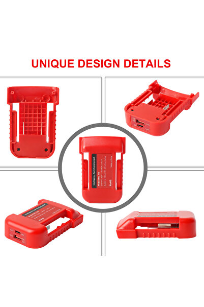 Choice Red for EINHELL Adaptor for Einhell for Dewalt for makita for bosch 18...