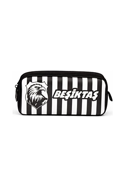 Beşiktaş Licensed Pencil Case with 2 Compartments and Pen Holder