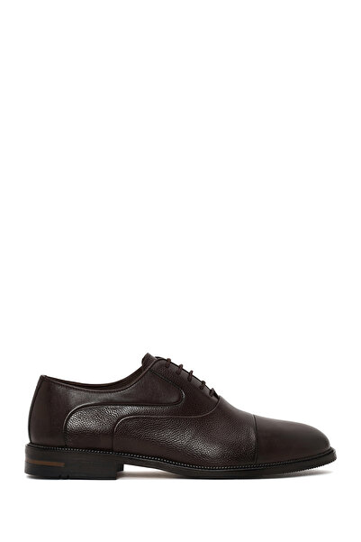 Derimod Men's Brown Lace-Up Leather Classic Shoes Wm750022Dk