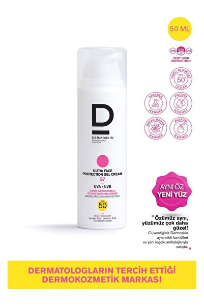 Dermoskin Ultra Face Protection Krem SPF 50 Normal Ciltler İçin Güneş Koruyuc...