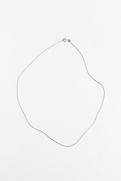 KADRİYE BAŞTÜRK Minimal Italian Chain Necklace Silver