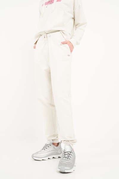 Timeout - Pantaloni sport dama cu buzunare si logo