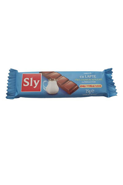 SLY NUTRITIA Tableta cu Lapte fara Zahar Sly Nutritia, 25 g