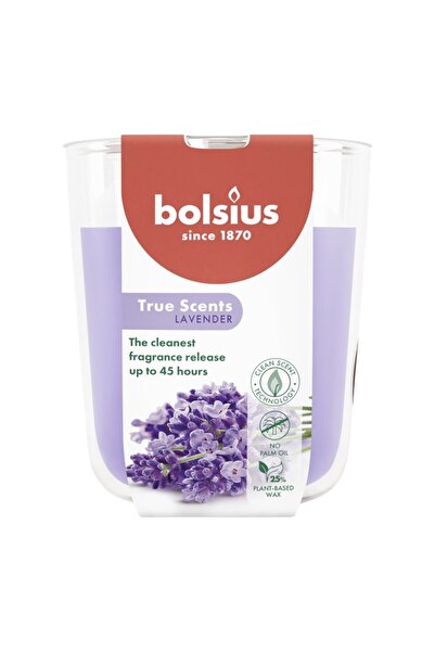 Bolsius Set 2 x Lumanare Parfumata in Pahar, Lavanda, Bolsius, 97 x 85 mm