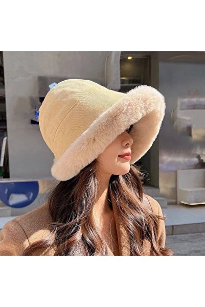STARSTAR Women's winter fisherman hat faux fur fleece lined.