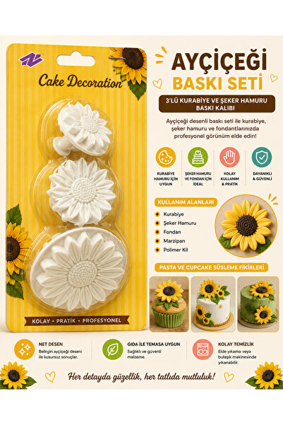 pratikpastacılık Sugar Paste-Cookie-Ceramic Printing Mold Set Cookie and Suga...