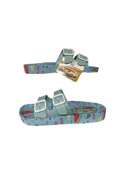 GEZER -- Women's Patterned Double Buckle Non-Slip Sole Pool Beach Sea Daily W...