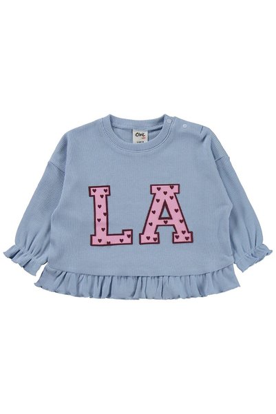 Civil Baby La Appliqued 6-18 Month Set - Blue