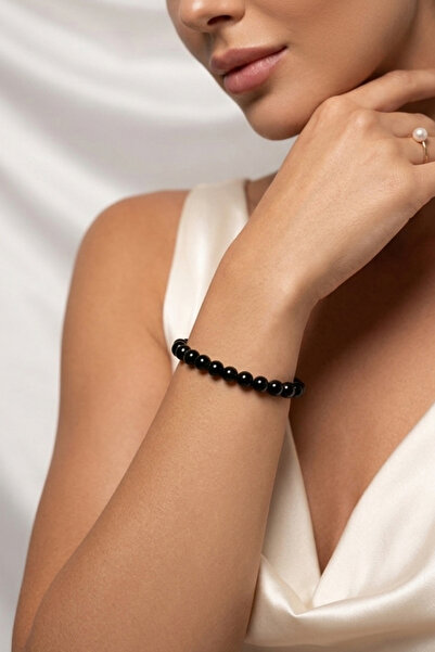 bb bridal boutique Glass Black Pearl Bracelet, Designer Bracelet, Stylish Bra...