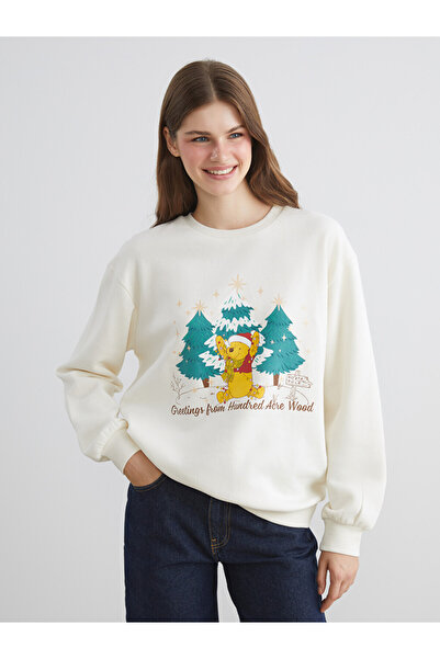 LC Waikiki Hanorac gros de damă cu imprimeu Winnie the Pooh
