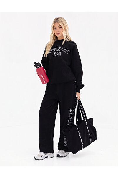 darkopia Unisex Bărbați Femei Macklın086 Set pantaloni de trening Bagy cu imp...