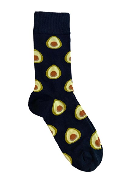 TMR Quality Comfortable Breathable Avocado Patterned Unisex Socks (Size 41-46)