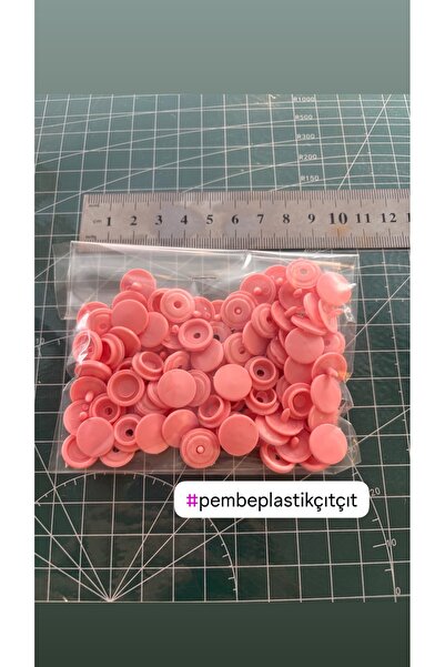 ALOTUHAFİYE PEMBE PLASTİK ÇIT ÇIT 12.5 mm 25 takım