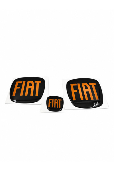 Tuningpazar Fiat Doblo & Fiorino Yeni Kasa - Siyah üzeri Bakır- Logo 3'lü Set (ÖN-ARKA-DİREKSİYON)