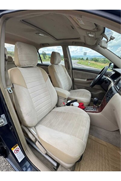 SM OTO KILIF Pearl Series Thai Feather Fabric Car Seat Cover Full Set
