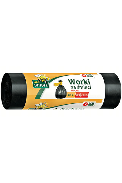 Bee Smart Saci de gunoi REZISTENȚI 60l 10 bucăți