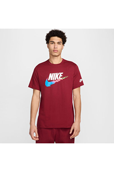 Nike M NSW TEE 6MO FTRA SP25 HJ0568-677 Μπορντό